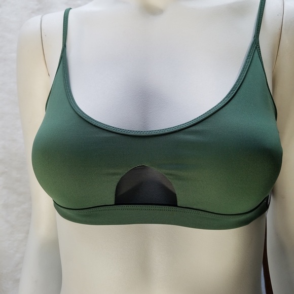 Victoria’s Secret Sports Bra Green Black Small - Picture 3 of 4